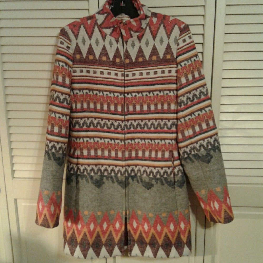 Blanket Print coat